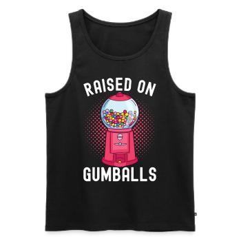 Gumball Machine Kaugummiautomat - Männer Premium Bio Tank Top - Schwarz - Vorne - AI Model Male 178 light (178cm)