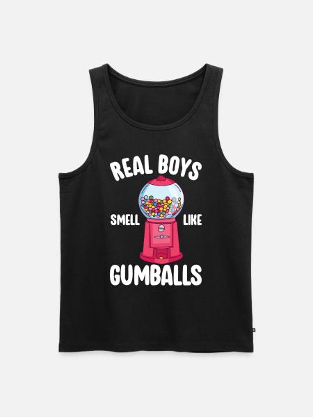 Gumball Machine Chewing Gum Machine - Men's Premium Organic Tank Top - black