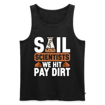 Bodenwissenschaftler Science du sol - Débardeur bio Premium Homme - noir - Devant - Michal (187cm)