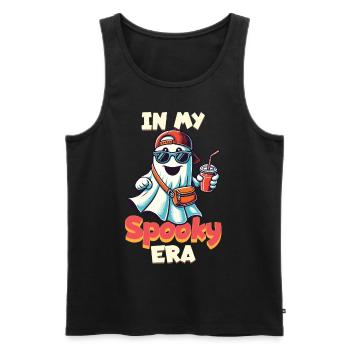 Halloween In Meiner Spooky Ära - Männer Premium Bio Tank Top - Schwarz - Vorne - Michal (187cm)