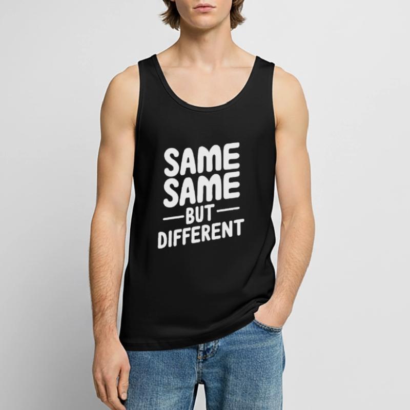 Same same but different Men's Premium Organic Tank Top