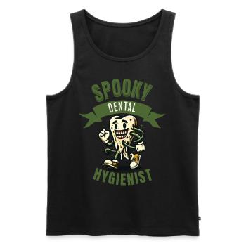 Schlechte Zähne Gruselige Zahnpflege Design - Männer Premium Bio Tank Top - Schwarz - Vorne - AI Model Male 178 light (178cm)