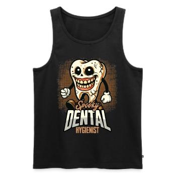 Schlechte Zähne Gruselige Zahnpflege Kostüm - Männer Premium Bio Tank Top - Schwarz - Vorne - AI Model Male 178 light (178cm)