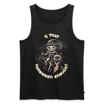 Halloween Mood Pure Creepy Evil Witch With - Men's Premium Organic Tank Top - black - Front - AI Model Male 178 light (178cm)