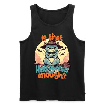 Is Halloween enough? Cat fun - Men's Premium Organic Tank Top - black - Front - Michal (187cm)