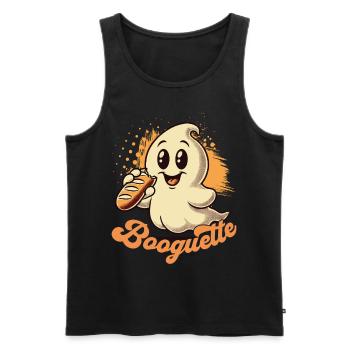 Ghost Baguette Lover Booguette - Débardeur bio Premium Homme - noir - Devant - Michal (187cm)