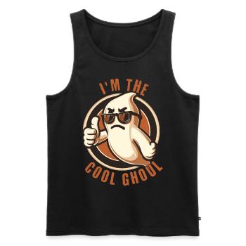 Ich Bin Der Coole Geist Halloween Fun - Männer Premium Bio Tank Top - Schwarz - Vorne - Michal (187cm)