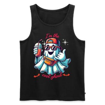 I'm the Cool Ghoul Ghost Friends - Men's Premium Organic Tank Top - black - Front - Michal (187cm)