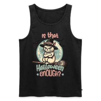Is Halloween enough for you? - Men's Premium Organic Tank Top - black - Front - Michal (187cm)
