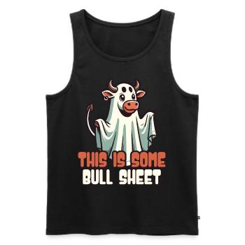C’est vraiment un de vache drôle - Débardeur bio Premium Homme - noir - Devant - Michal (187cm)