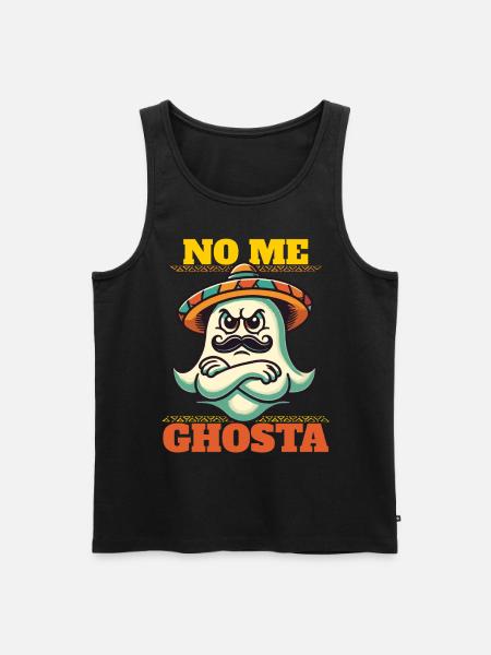 unMexican Ghost Funny Pun - Men's Premium Organic Tank Top - black