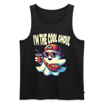 Ich Bin Der Coole Geist Halloween Spaß - Männer Premium Bio Tank Top - Schwarz - Vorne - Michal (187cm)