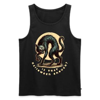 Is Halloween enough cat - Men's Premium Organic Tank Top - black - Front - Michal (187cm)