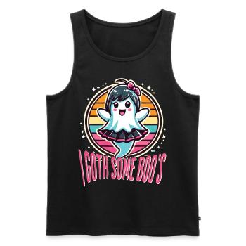 Halloween Goth Girl I Got Boo's - Men's Premium Organic Tank Top - black - Front - Michal (187cm)
