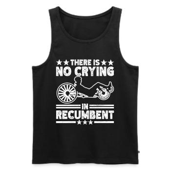 Recumbent Trike Liegetrike Liegedreirad - Männer Premium Bio Tank Top - Schwarz - Vorne - Michal (187cm)