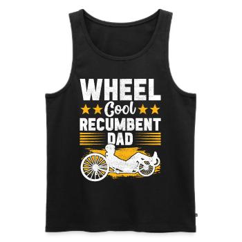 Recumbent Trike Liegetrike Liegedreirad - Männer Premium Bio Tank Top - Schwarz - Vorne - Michal (187cm)