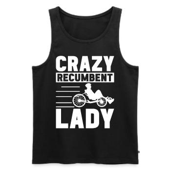 Recumbent Trike Liegetrike Liegedreirad - Männer Premium Bio Tank Top - Schwarz - Vorne - Michal (187cm)