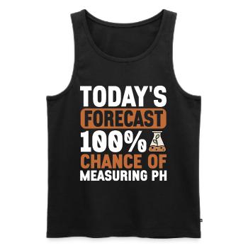 Bodenwissenschaftler Soil Science - Men's Premium Organic Tank Top - black - Front - Michal (187cm)