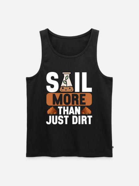 Bodenwissenschaftler Soil Science - Men's Premium Organic Tank Top - black