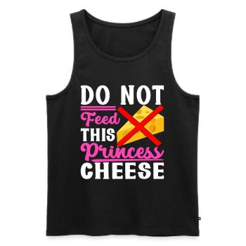 Lactose intolerance Lactose intolerant - Men's Premium Organic Tank Top - black - Front - Michal (187cm)