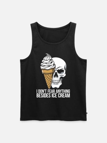 Lactose intolerance Lactose intolerant - Men's Premium Organic Tank Top - black