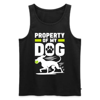 Flyball Dog Sports - Men's Premium Organic Tank Top - black - Front - AI Model Male 178 light (178cm)