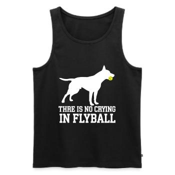 Flyball Dog Sports - Men's Premium Organic Tank Top - black - Front - AI Model Male 178 light (178cm)