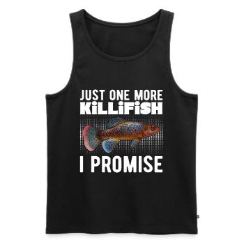 Killifisch Aquarium Fish Lovers - Men's Premium Organic Tank Top - black - Front - Michal (187cm)