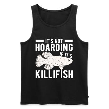 Killifisch Aquarium Fish Lovers - Men's Premium Organic Tank Top - black - Front - Michal (187cm)