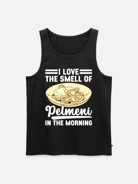 Pelmeni Russian Cuisine - Men's Premium Organic Tank Top - black