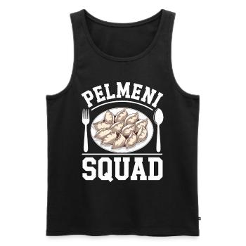 Pelmeni Cuisine russe - Débardeur bio Premium Homme - noir - Devant - Michal (187cm)