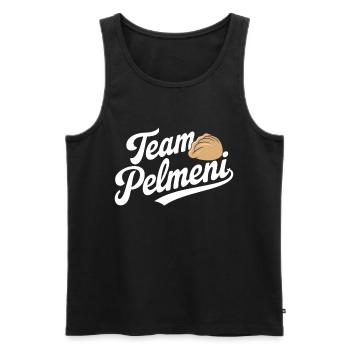 Pelmeni Russische Küche - Männer Premium Bio Tank Top - Schwarz - Vorne - Michal (187cm)