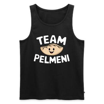 Pelmeni Cuisine russe - Débardeur bio Premium Homme - noir - Devant - Michal (187cm)