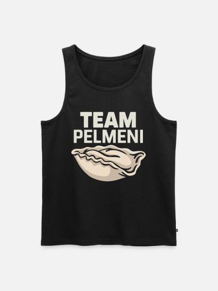 Pelmeni Cuisine russe - Débardeur bio Premium Homme - noir