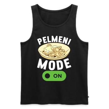 Pelmeni Cuisine russe - Débardeur bio Premium Homme - noir - Devant - Michal (187cm)