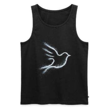 Vogel - Männer Premium Bio Tank Top - Schwarz - Vorne - AI Model Male 178 light (178cm)