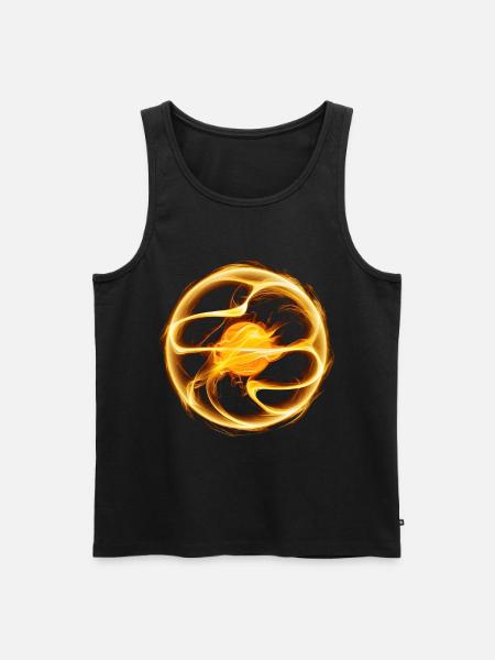 Energy ball - Men's Premium Organic Tank Top - black