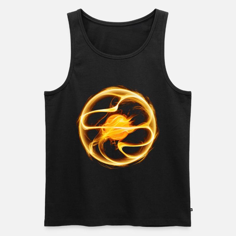 Energiekugel - Männer Premium Bio Tank Top - Schwarz