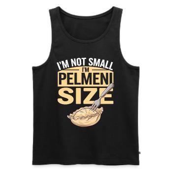 Pelmeni Cuisine russe - Débardeur bio Premium Homme - noir - Devant - Michal (187cm)