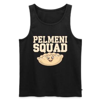 Pelmeni Russische Küche - Männer Premium Bio Tank Top - Schwarz - Vorne - Michal (187cm)