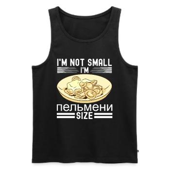 Pelmeni Russische Küche - Männer Premium Bio Tank Top - Schwarz - Vorne - Michal (187cm)