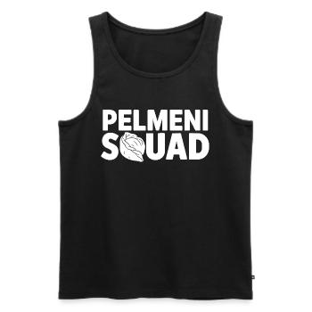 Pelmeni Cuisine russe - Débardeur bio Premium Homme - noir - Devant - Michal (187cm)