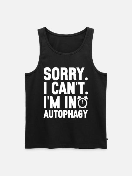 Intermittent fasting Intermittent fasting - Men's Premium Organic Tank Top - black