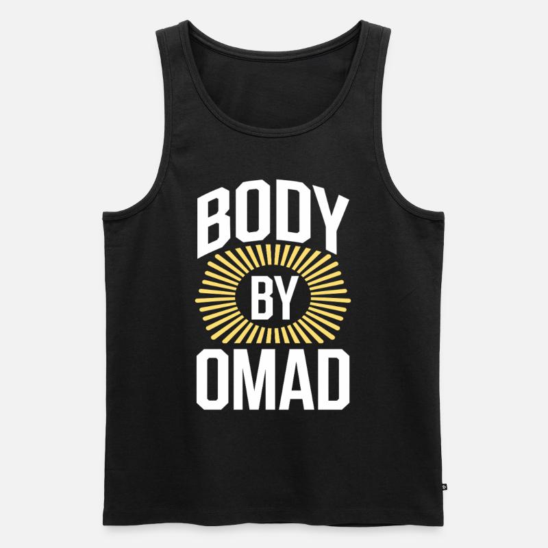 Intermittent fasting Intermittent fasting - Men's Premium Organic Tank Top - black