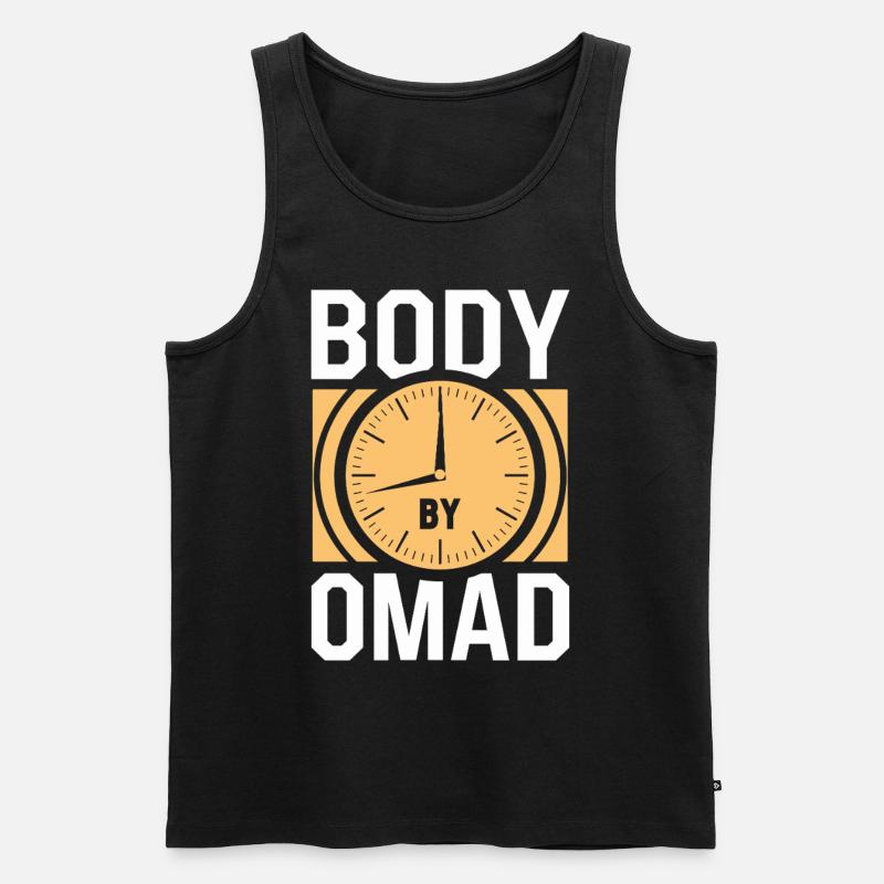 Intermittent fasting Intermittent fasting - Men's Premium Organic Tank Top - black