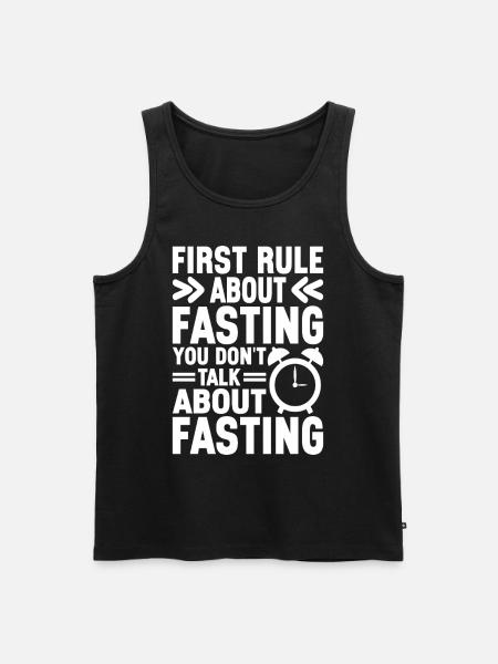Intermittent fasting Intermittent fasting - Men's Premium Organic Tank Top - black