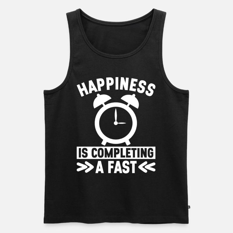 Intermittent fasting Intermittent fasting - Men's Premium Organic Tank Top - black