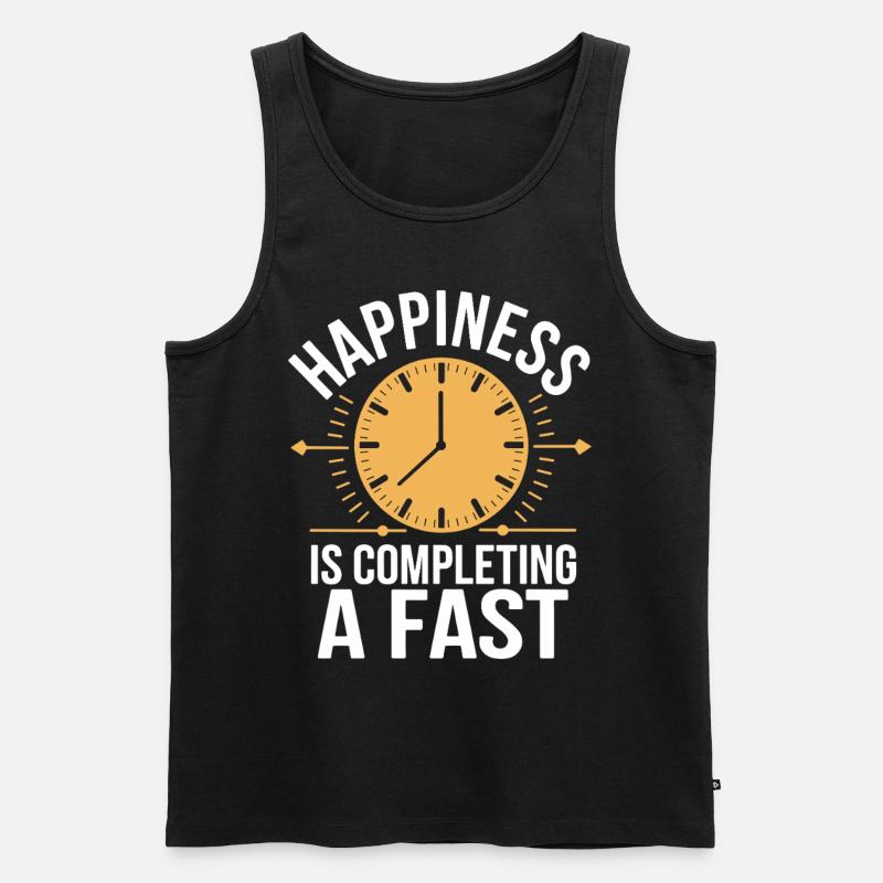 Intermittent fasting Intermittent fasting - Men's Premium Organic Tank Top - black