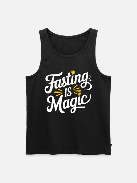 Intermittent fasting Intermittent fasting - Men's Premium Organic Tank Top - black