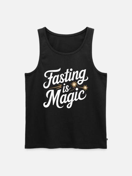 Intermittent fasting Intermittent fasting - Men's Premium Organic Tank Top - black